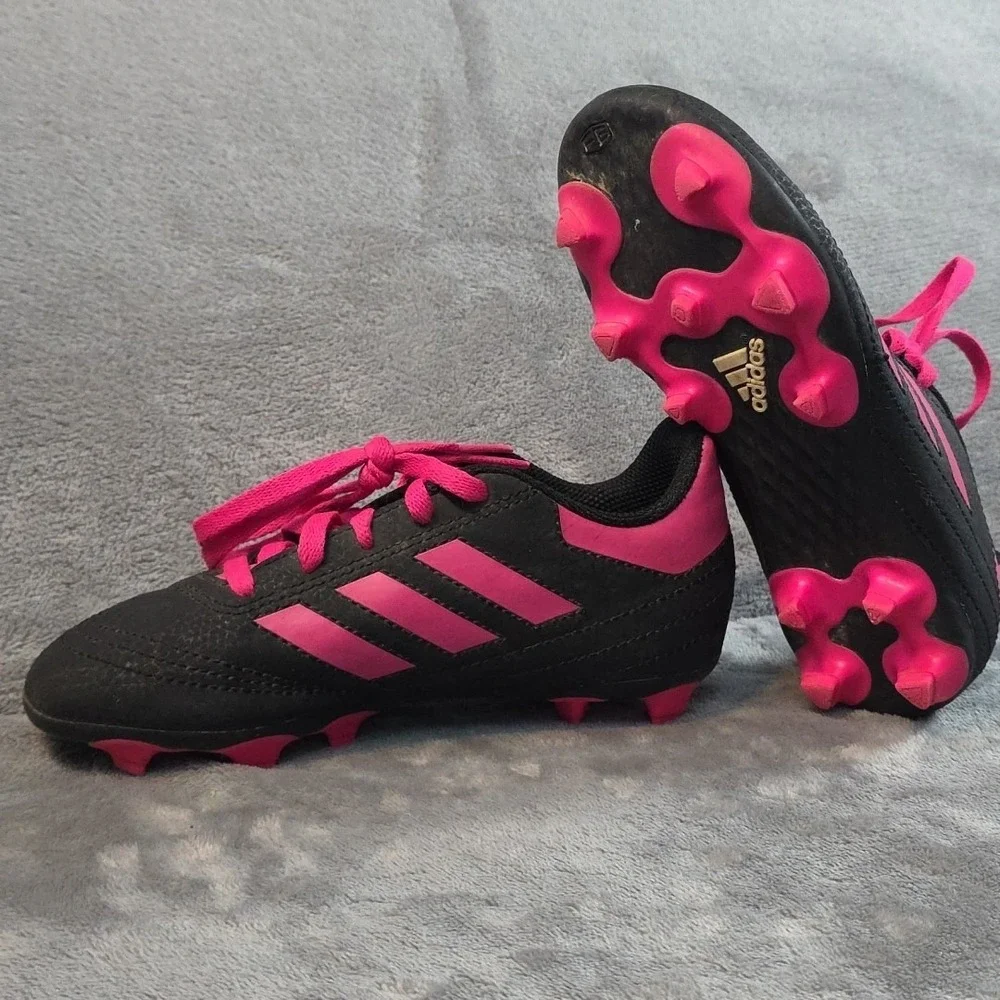 Adidas Goletto kids Soccer Cleats Size‎ 12K Pink Black G26368